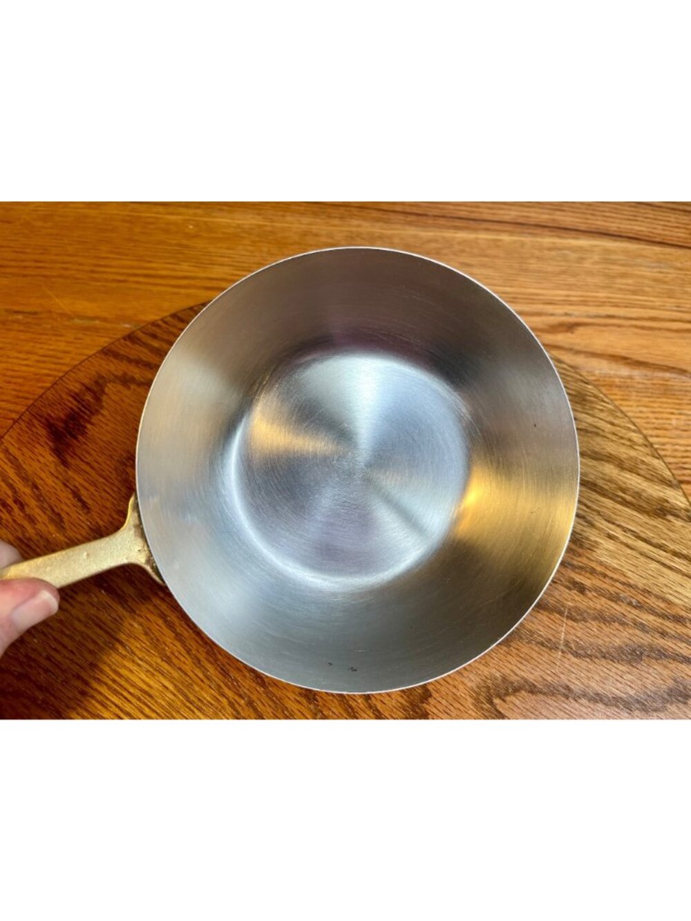 VTG Paul Revere Ware   Limited Edition 6.5 ”  Copper Skillet  Frying Pan With Br - Picture 7 of 14